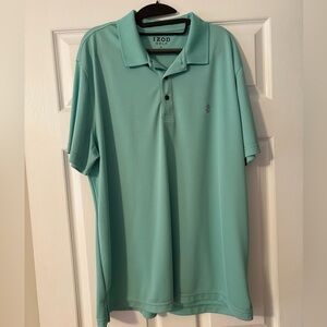 Izod Men's Teal Polo Shirt